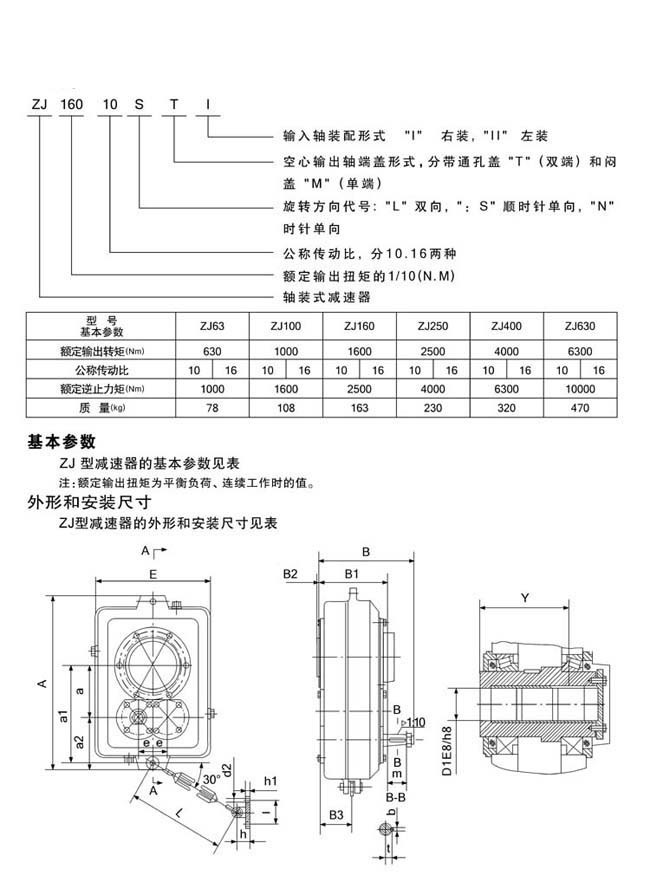 ZJ型专用齿轮减速器